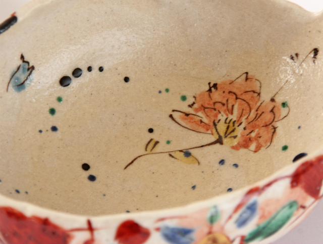 赤絵花舞とんすい - 【おとなの和食器屋 さんすい通販本店】