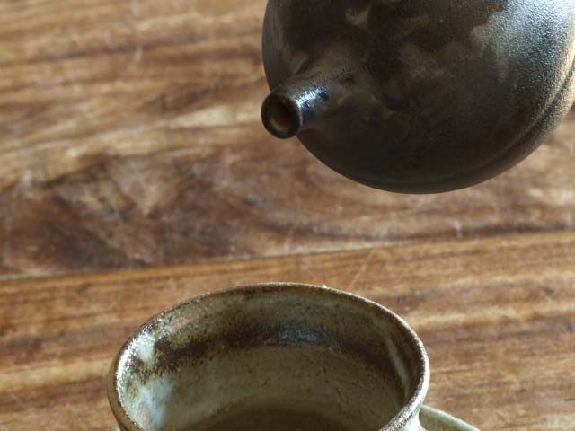 黒釉コーヒードリッパーセット 一人用 - 【おとなの和食器屋 さんすい