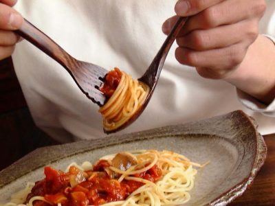 木製パスタフォーク＆スプーンセット