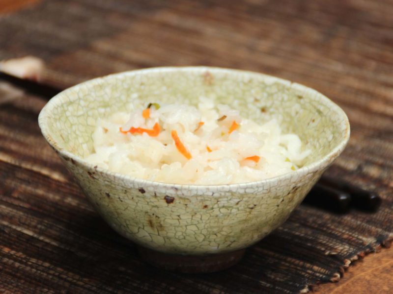 わら灰釉茶碗 瀬戸口 真
