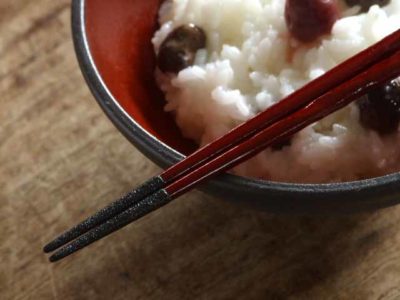 刷毛本漆塗り箸二種