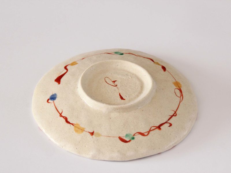 赤絵花舞小皿 - 【おとなの和食器屋 さんすい通販本店】