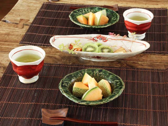 織部たわみリム浅小鉢 - 【おとなの和食器屋 さんすい通販本店】